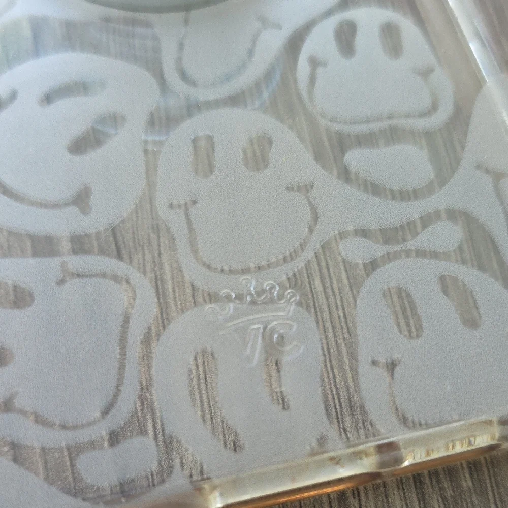 Transparent Smiley Phone Case